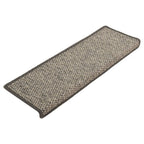 Vidaxl trapmatten 15 st 65x21x4 cm beige en grijs rechthoekige rand