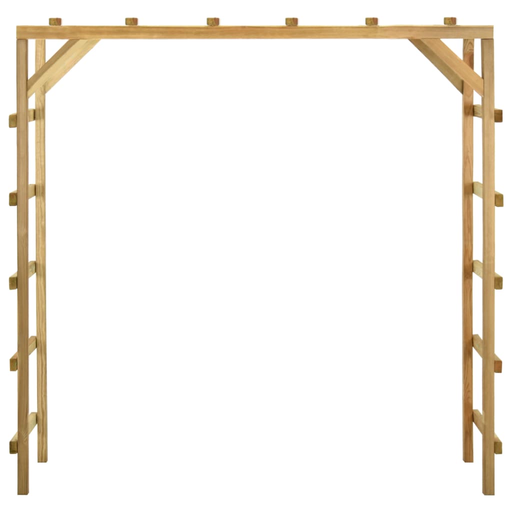 VidaXL Kinderklimrek 170x60x170 cm massief grenenhout