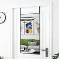 Vidaxl deurspiegel 50x100 cm glas en aluminium zwart