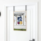 Vidaxl deurspiegel 40x60 cm glas en aluminium goudkleurig