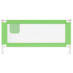 Vidaxl bedhekje peuter 190x25 cm stof groen