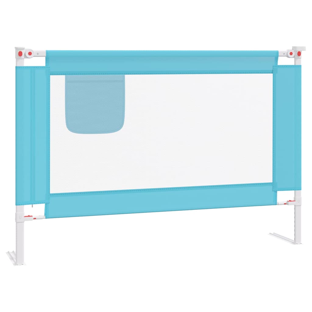 Vidaxl bedhekje peuter 100x25 cm stof blauw