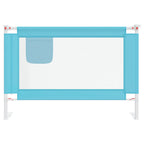 Vidaxl bedhekje peuter 100x25 cm stof blauw