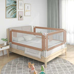 Vidaxl bedhekje peuter 180x25 cm stof taupe