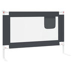 Vidaxl bedhekje peuter 100x25 cm stof donkergrijs