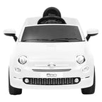 Vidaxl kinderauto fiat 500 elektrisch wit