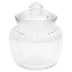 VidaXL Opbergpotten 6 st 500 ml glas
