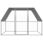 Vidaxl buitenhok voor kippen 3x2x2 m gegalvaniseerd staal