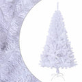Vidaxl kunstkerstboom met dikke takken 120 cm pvc wit