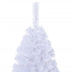 Vidaxl kunstkerstboom met dikke takken 120 cm pvc wit