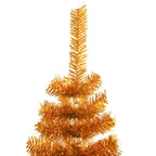 VidaXL Kunstkerstboom met standaard 120 cm PET goudkleurig