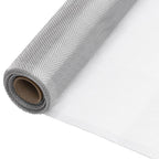 Vidaxl gaas 100x2000 cm aluminium zilverkleurig