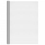 Vidaxl gaas 100x2000 cm aluminium zilverkleurig
