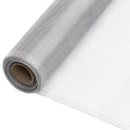 Vidaxl gaas 112x2000 cm aluminium zilverkleurig
