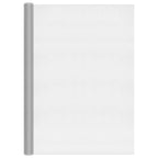 Vidaxl gaas 112x2000 cm aluminium zilverkleurig
