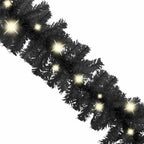 Vidaxl kerstslinger met led-lampjes 10 m zwart