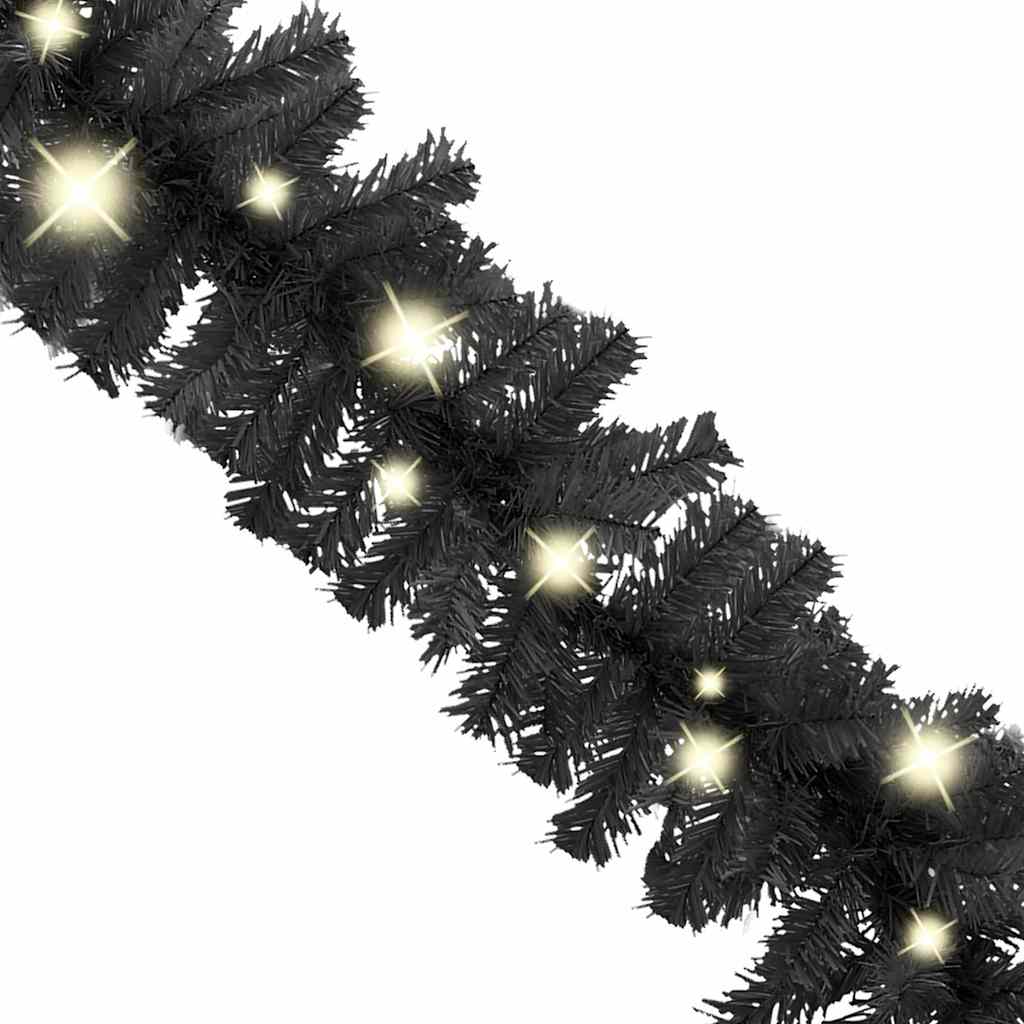 Vidaxl kerstslinger met led-lampjes 20 m zwart