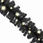 Vidaxl kerstslinger met led-lampjes 20 m zwart