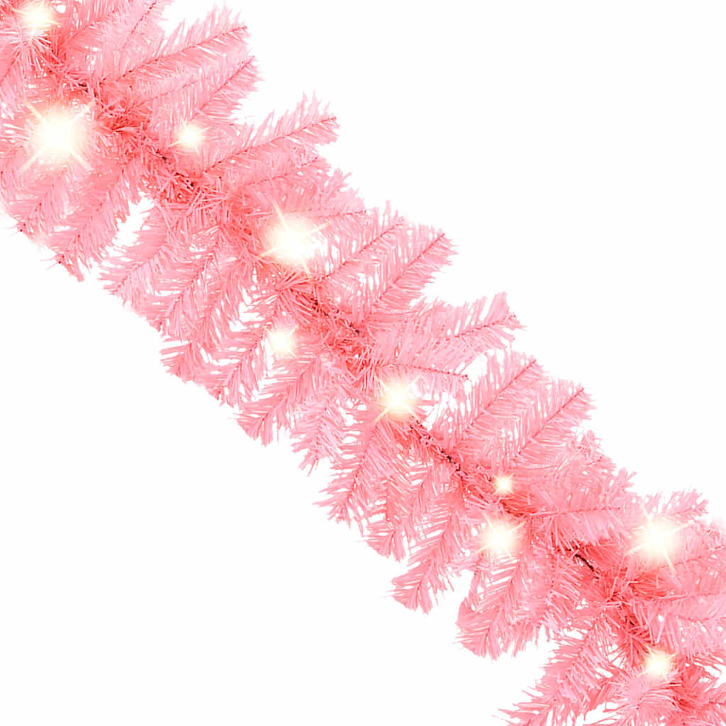 Vidaxl kerstslinger met led-lampjes 20 m roze