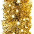Vidaxl kerstslinger met led-lampjes 10 m goudkleurig