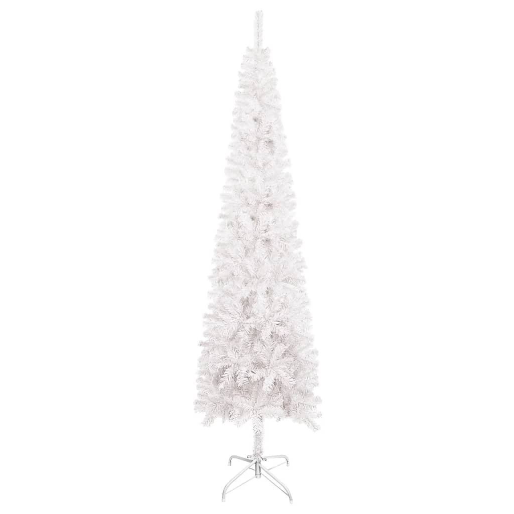 VidaXL Kerstboom smal 120 cm wit