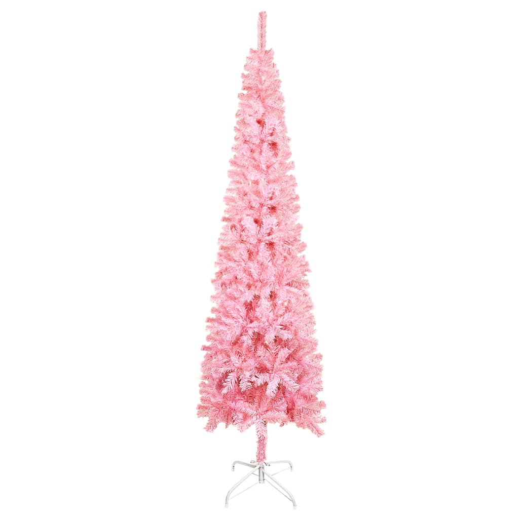 VidaXL Kerstboom smal 120 cm roze