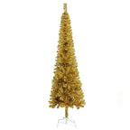 VidaXL Kerstboom smal 120 cm goudkleurig