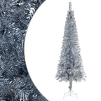 VidaXL Kerstboom smal 180 cm zilverkleurig
