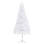 Vidaxl kunstkerstboom hoek 240 cm pvc wit