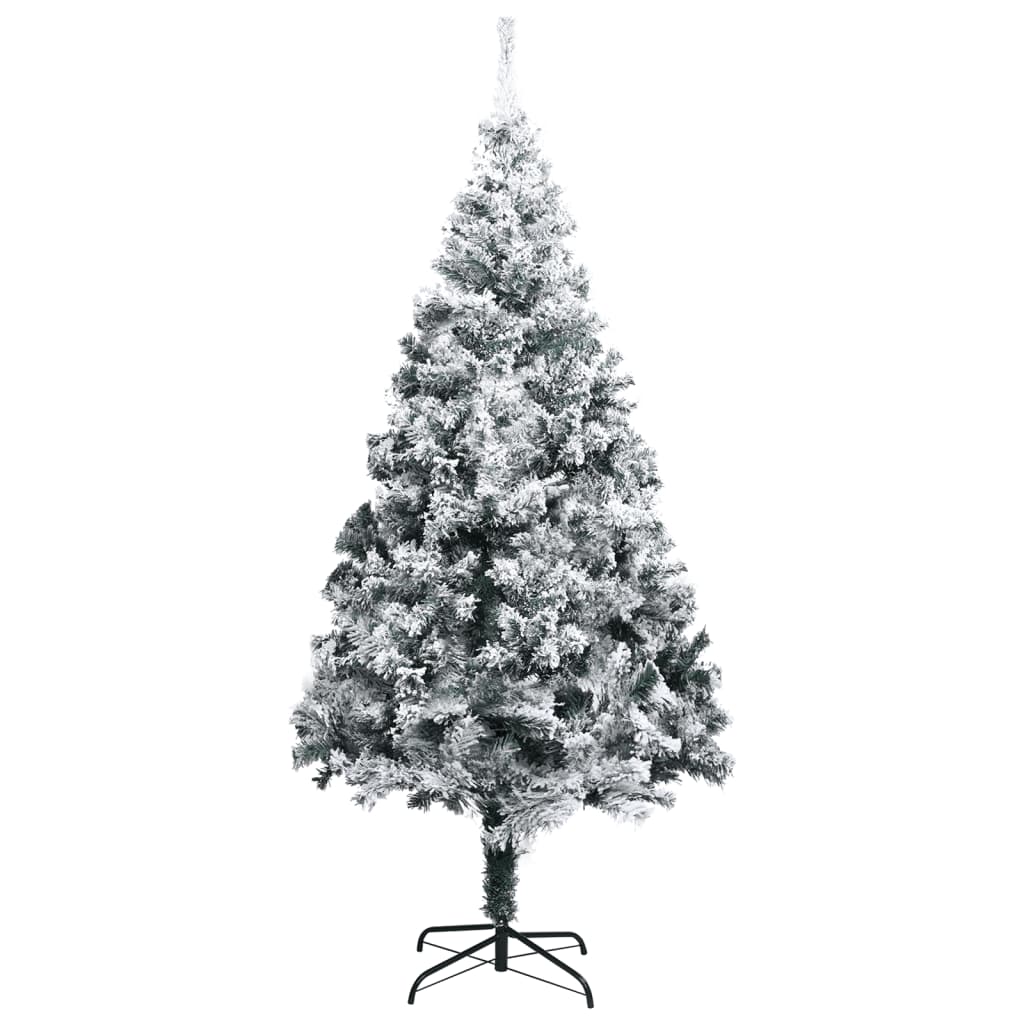 VidaXL Kunstkerstboom met sneeuw PVC 400 cm groen