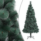 Vidaxl kunstkerstboom met standaard 240 cm pet groen