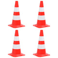Vidaxl verkeerskegels 4 st reflecterend 50 cm rood en wit