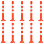 Vidaxl verkeerspalen 10 st 75 cm pe