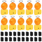 VidaXL Bouwlampen 10 st met batterijen 18x8x37 cm