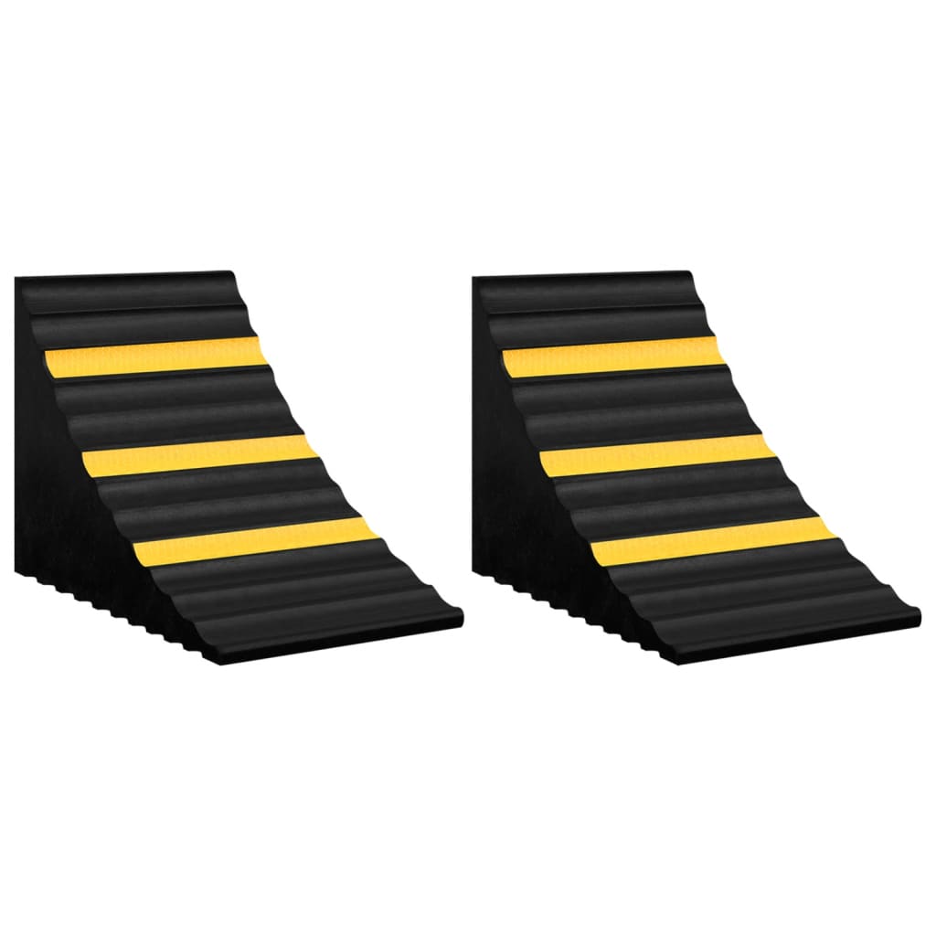 Vidaxl wielblokken 2 st 29x16x19 cm rubber