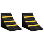 Vidaxl wielblokken 2 st 29x16x19 cm rubber
