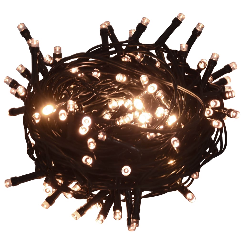 Vidaxl lichtslinger met 300 led's 30 m pvc warmwit