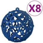 Vidaxl 100-delige kerstballenset blauw