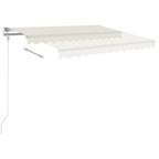 Vidaxl luifel automatisch uittrekbaar 300x250 cm crème