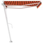VidaXL Luifel vrijstaand automatisch 350x250 cm oranje en bruin