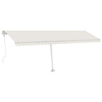 VidaXL Luifel vrijstaand automatisch 600x300 cm crèmekleurig