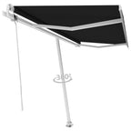 VidaXL Luifel vrijstaand automatisch 450x350 cm antracietkleurig