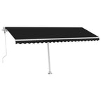 VidaXL Luifel vrijstaand automatisch 500x350 cm antracietkleurig