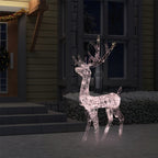 Vidaxl kerstversiering rendier 140 led's 120 cm acryl warmwit