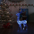 Vidaxl kerstversiering rendier 140 led's 120 cm acryl blauw