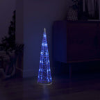 Vidaxl lichtkegel decoratief led blauw 60 cm acryl