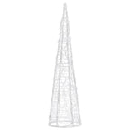 Vidaxl lichtkegel decoratief led meerkleurig 60 cm acryl