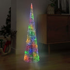Vidaxl lichtkegel decoratief led meerkleurig 120 cm acryl