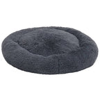 VidaXL Honden- kattenkussen wasbaar 90x90x16 cm pluche donkergrijs