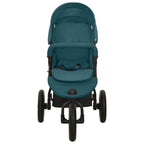 VidaXL Kinderwagen staal groen